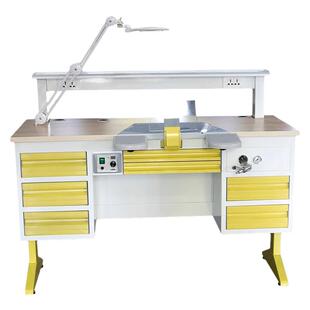 牙科技工桌口腔医院门诊工作台1.2米1.8米单双人带吸尘器技工台