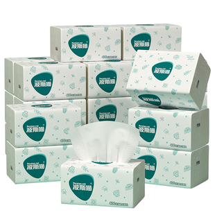 波斯猫400张纸巾抽纸整箱实惠装家用餐巾纸卫生纸面巾纸