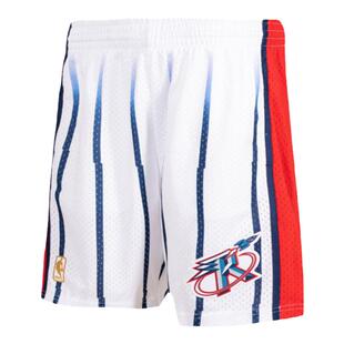 MN火箭队96-97赛季球裤复古潮流竖条纹球迷版正品运动短裤男NBA