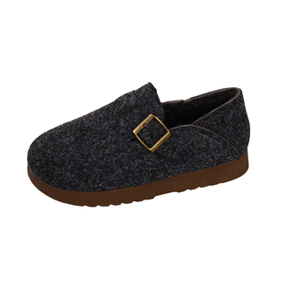 【胡可推荐】棉鞋女羊毛毡勃肯拖鞋女外穿秋冬加绒百搭包头博肯鞋