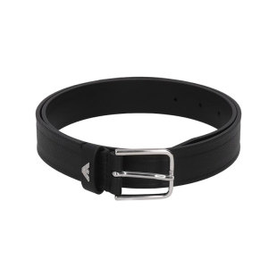 【自营】EMPORIO ARMANI/阿玛尼 男士黑色不可裁剪皮带腰带3cm