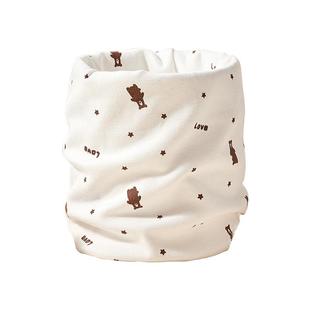 taoqibaby儿童围脖0-3岁男女宝宝围巾婴儿秋冬季脖套纯棉防风保暖