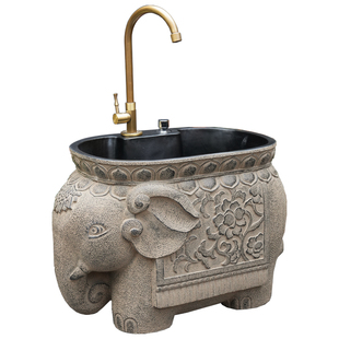 庭院户外拖把池室外洗墩布池子小院子水槽洗手盆花园阳台水池台盆