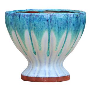 多肉植物的花盆莲花蘑菇手捧大口径室内特价清仓绿植花卉粗陶高盆