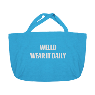 WellD WellD 'Wear it daily' 毛巾棉超大沙滩妈咪包大容量单肩包