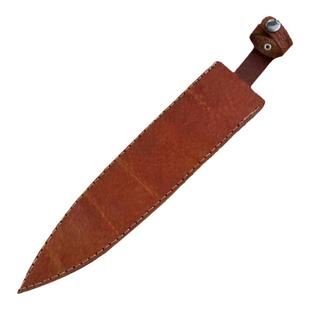 【纯手工】刀套鞘杀猪刀套保护套刀壳真皮套猪皮刀套户外方便携带