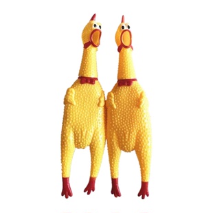 尖叫鸡游戏蒙眼互打惨叫鸡玩具鸡解压发声怪叫鸡会叫的战斗鸡玩具