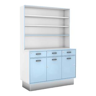 理邦西药柜诊所医用木质药店展示柜子治疗室处置台医院药品配药柜