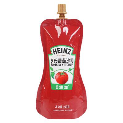 亨氏番茄酱儿童沙拉酱家庭用手抓饼薯条无添加色素0脂肪蕃茄沙司