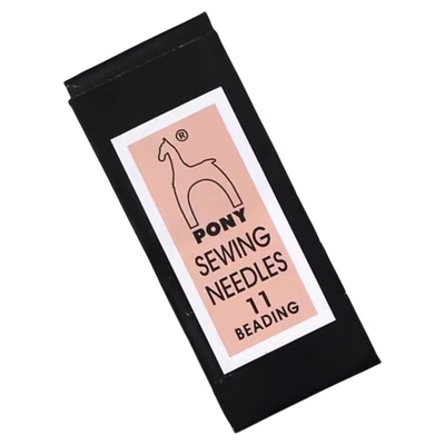 PONY马牌手工串珠针极细穿珠子专用针超细珍珠针穿珠神器手串工具