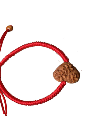 同心结情侣手绳桃核雕刻