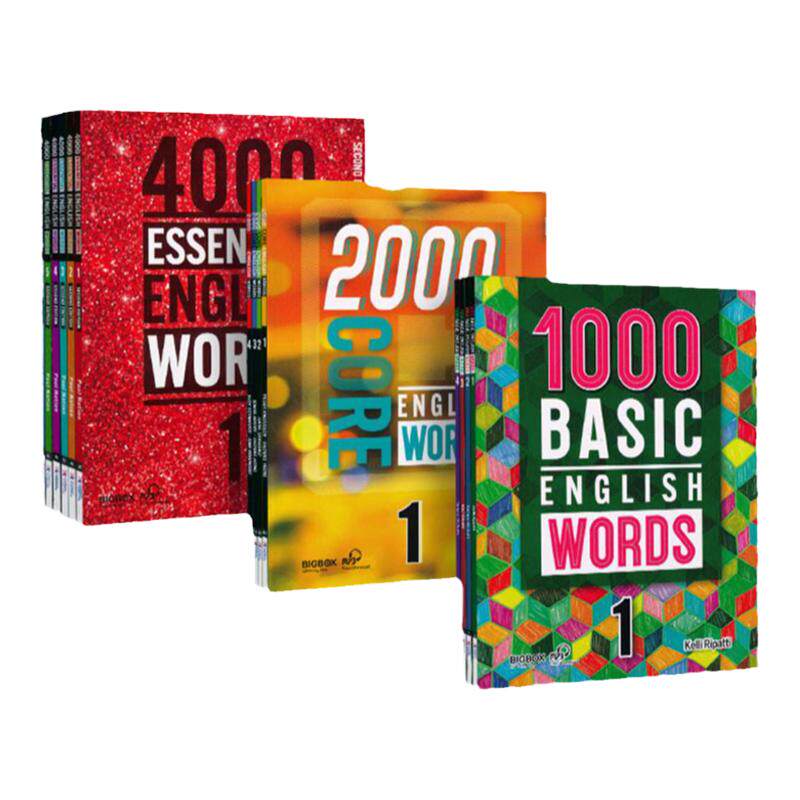 1000 2000 4000词 原版进口essential english words basic core小学初高中常见词英语单词词典剑桥雅思核心词汇大全1000词2000词