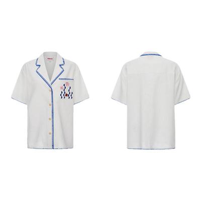 palavas24年夏棉麻刺绣套装新品