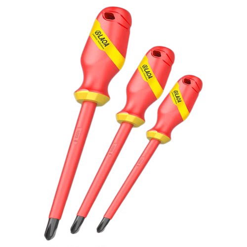 老A绝缘起子螺丝刀绝缘螺丝批家用工具套装电工十字一字螺丝刀S2