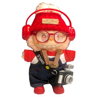 Labubu3.0娃衣适用17cm一二三代前方高能3代爱希望忠诚拉布布衣服