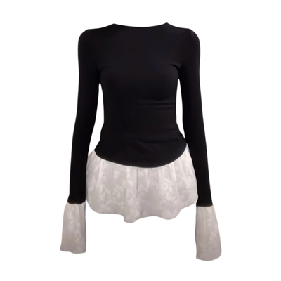 小香风春装女款2025年新款打底衫