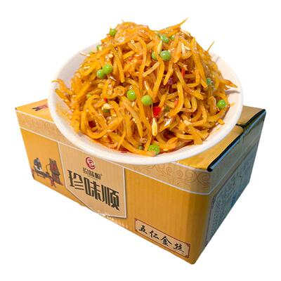 五仁金丝芥菜丝疙瘩丝下饭咸菜