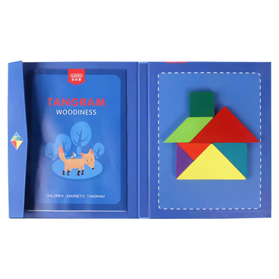 七巧板磁力拼图小学生比赛专用