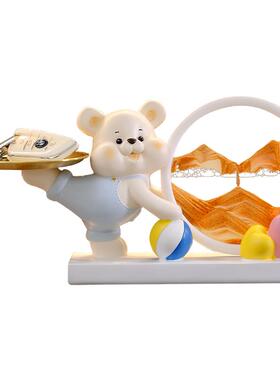 可爱小熊流沙画摆件高级装饰品