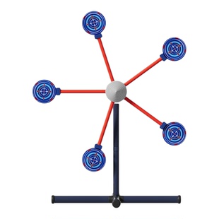 儿童益智玩具立式标靶射击训练靶旋转的电动靶子手枪打靶游戏男孩