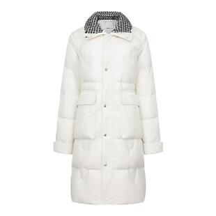 冬装新款加厚保暖羽绒棉服女大码胖mm宽松显瘦中长款连帽棉衣外套