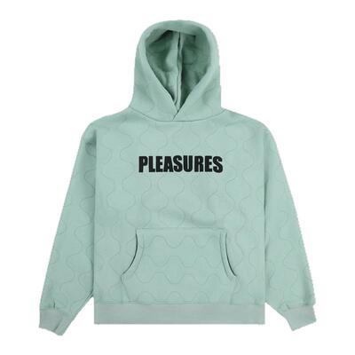 PLEASURES印花设计拉绒连帽卫衣