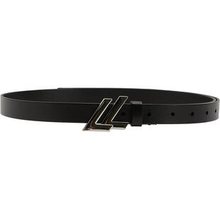 LESS休闲字母LOGO牛皮革皮带3O2K14030