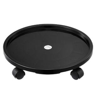 美能迪桶装水桶可移动托盘滚轮滑轮万向轮塑料圆形底座接水盘推盘