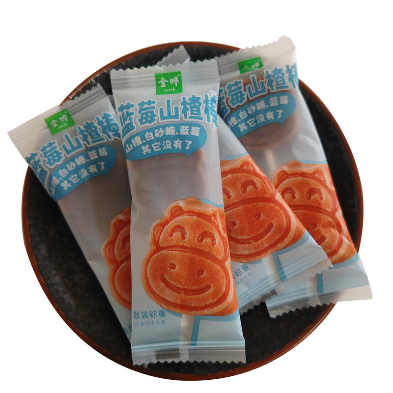 金晔山楂棒蓝莓山楂棒棒糖原味桑葚无添加剂宝贝零食小包装500g