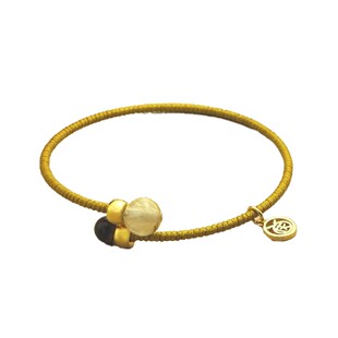 麦玲玲吉庆堂好运绕绕(金发晶x虎眼石财运手镯)天然水晶编织手串