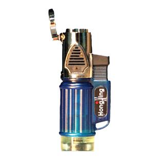 强悍三头高温气焊枪喷枪打火机 直冲定火喷射个性创意透明防风机