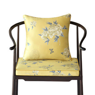 乳胶坐垫新中式红木椅子垫餐椅圈椅茶桌椅垫实木沙发垫座垫定制