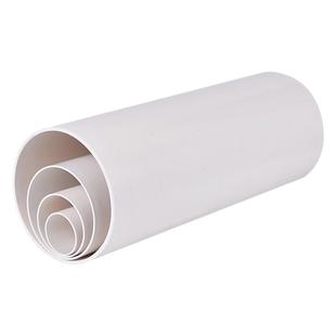 pvc管排水管下水管道塑料管材110配件接头通风管加长连接件短管75