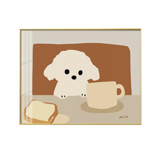 电表箱装饰画现代简约风新款强弱电闸餐厅遮挡家用配电箱猫咪挂画