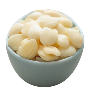 承德山杏仁片烘焙干北杏仁光中杏仁脱皮原味生苦杏仁坚果散装500g