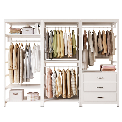 衣帽架落地卧室挂衣架简易置物架