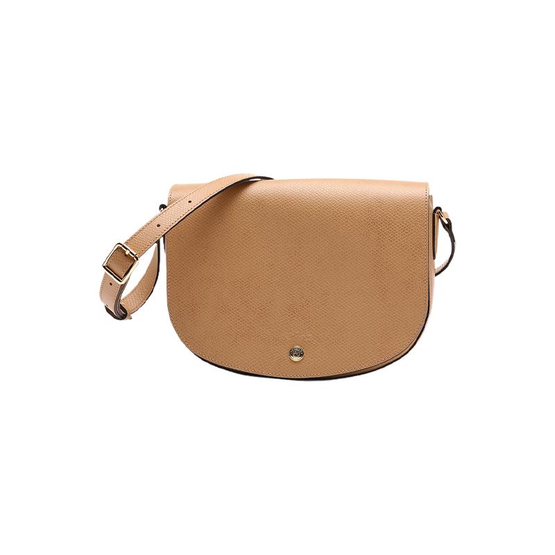 【自营】LONGCHAMP/珑骧女包简约通勤时尚翻盖暗扣斜挎单肩包