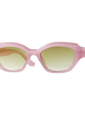 水蜜桃色UV400嘻哈风格情侣墨镜