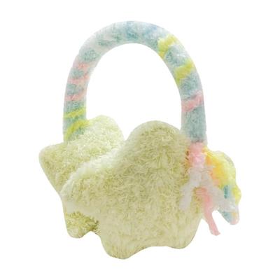 ola自制多巴胺彩色少女拼色五角星耳罩保暖百搭学生亚比y2k耳暖女