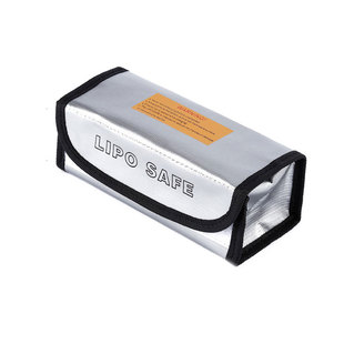 模型车锂电池防爆袋 电池防火阻燃安全袋 185*75*60MM 航模车模