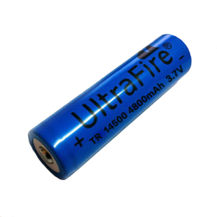 5号 14500充电锂电池3.7V锂电池 4800mah强光手电筒锂电池充电器