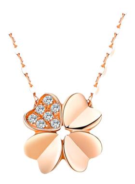 vana四叶草项链女纯银2022年新款