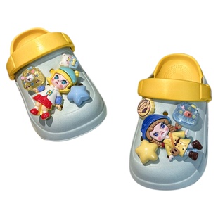 儿童洞洞鞋女孩2026新款中童女大童女孩夏季外穿拖鞋防滑女童鞋子