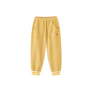 soyo舍予良仓童装华夫格儿童运动裤男童长裤春秋2025新款女童裤子