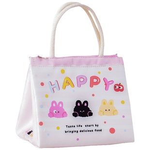 饭盒袋学生上班族保温袋便当袋收纳便当包袋子女生可爱手提袋饭袋