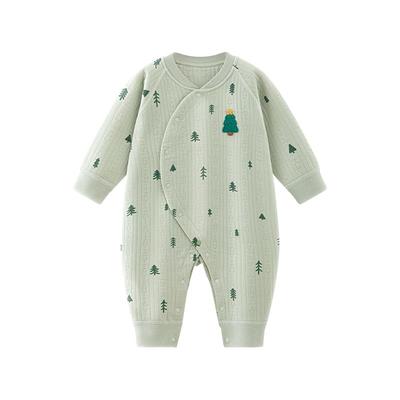 汤尼倍儿婴儿夹棉连体衣秋冬保暖