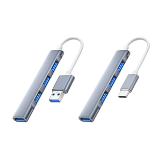 usb拓展坞插头多口一分二集分线器typec延长线hub3.0外接u盘带供电转接头转换器笔记本电脑台式多接口扩展器
