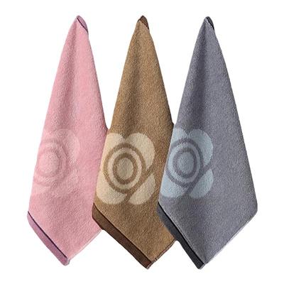 洁丽雅纯棉方巾儿童吸水全棉毛巾