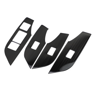 2345款rav4荣放威兰达内饰条黑拉丝升降排挡水杯框中控出风口贴片