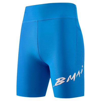 必迈新款潜能压缩短裤v5腰包裤